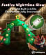 Holidayana Christmas Inflatables 9.5ft Christmas Tree Arch. Giant Christmas Inflatables. Large Christmas Inflatable Outdoor Christmas Decorations. Christmas Yard Inflatables Decorations with LEDs