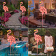 HOMEIMPRO Garden Solar Lights, Flamingo Pathway Outdoor Stake Metal Lights, Waterproof Warm White LED for Lawn,Patio, Courtyard, Mothers Day s for Mom Grandma