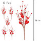 Valentines Day Tree Topper Decorations,6 Pcs Valentine Floral Picks Artificial Flowers with Red Heart and Pink Berry for Galentines Day Tree Ornaments Wedding Holiday Party Home Decor Valentines Day Tree Topper Decorations,6 Pcs Valentine Floral Picks Artificial Flowers with Red Heart and Pink Berry for Galentines Day Tree Ornaments Wedding Holiday Party Home Decor