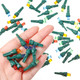 Honoson 48 Count 5 mm LED Christmas Replacement Bulbs Bulk Wide Angle Christmas Light Bulb Xmas Tree String Light Replacement Bulb Festival Light Decoration (Green Base with Multicolor Bulb) Honoson 48 Count 5 mm LED Christmas Replacement Bulbs Bulk Wide Angle Christmas Light Bulb Xmas Tree String Light Replacement Bulb Festival Light Decoration (Green Base with Multicolor Bulb)