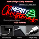 Christmas Neon Led Sign, Merry Christmas Neon Signs for Wall Decor, Christmas Tree Neon Light Sign with USB Powered for Christmas Party, Windows, Home Decor, Bedroom, Living room, Bar