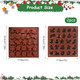 2pcs Christmas Silicone Molds Fondant Chocolate Christmas Molds Silicone Ornament for Christmas Tree Santa Claus Gingerbread Cane, Candy Molds Resin, Ice Cube, Soap, Cake Topper