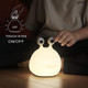 Slug Night Light,Silicone lamp for Kids USB Rechargeable Cute Animal Lamps Timer Setting safe Bedside Lamp Portable LED Lamps for Breastfeeding Dorm Room Decor for Christmas Baby Kids Girls Teens