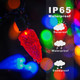 HUGSVIK 39Ft 100 LED Solar C6 Christmas Lights Outdoor, 8 Modes Solar Christmas Strawberry Lights, Waterproof Outdoor Solar Christmas String Lights for Xmas Tree, Holiday, Garden, Patio, Arbor Decor HUGSVIK 39Ft 100 LED Solar C6 Christmas Lights Outdoor, 8 Modes Solar Christmas Strawberry Lights, Waterproof Outdoor Solar Christmas String Lights for Xmas Tree, Holiday, Garden, Patio, Arbor Decor
