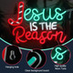 Jesus Is the Reason Neon Sign Christmas LED Sign Lighted Wall Art Decoration Neon Light USB Powered for Ceremony Party Bar Home Birthday Bible Church Decor (Classic) Jesus Is the Reason Neon Sign Christmas LED Sign Lighted Wall Art Decoration Neon Light USB Powered for Ceremony Party Bar Home Birthday Bible Church Decor (Classic)