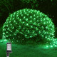 hyrion Green Net Lights 360 LED with Green Wire,12ftx5ft Connectable Mesh String Lights with 8 Lighting Modes,Christmas Decorations for Outdoor Trees,Bushes,Garden