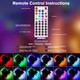 iBaycon RGB C9 Christmas Lights Outdoor, 100 LED 66ft Color Changing String Lights, Connectable Remote Control Waterproof C9 String Lights for Christmas Holiday Decorations