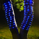 ICRGB Solar Rope Lights, 66FT 200 LED Outdoor String Lights, Blue Fairy Lights with Remote, 8 Modes, Timing Function, IP67 Waterproof, Outdoor Garden Patio Decorative,for Christmas Wedding Party