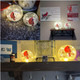 Crackle Glass Cardinal Lamp Battery Operated Globe Lamp for Women Stylish Cardinal Decor Ornaments Red Bird Pattern Stained Glass Lamp Mother's Day s 2 Pack (6in & 5 in) Crackle Glass Cardinal Lamp Battery Operated Globe Lamp for Women Stylish Cardinal Decor Ornaments Red Bird Pattern Stained Glass Lamp Mother's Day s 2 Pack (6in & 5 in)