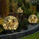 Garden Solar Ball Lights Outdoor Waterproof, Mercury Glass Ball Solar Power Ground Lights for Path Yard Patio Lawn, Christmas Decoration Landscape or Flat Placement Installation (8 inch)