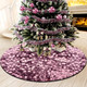 Pink Candy Tree Skirt, Small Sequin Christmas Tree Skirt 36 Inch, Xmas Sparkly Candy Tree Mats for Christmas Tree, Pink Christmas Decorations Ornament