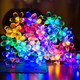 Flower Fairy String Lights, 33ft 100 LED Cherry Blossom Plug in Easter Christmas Tree Hanging Décor Lamp, Garden Bedroom Indoor Decorations for Fence, Wedding Birthday Party (Multicolor)