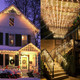 LED Icicle Lights, 8 Modes 19.7FT 150 LEDs Christmas Short Curtain Fairy Hanging Ceiling Extendable Lights for Wedding Balcony Doorway Outdoor Indoor Decoration Warm White, 6M05