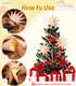 Paper Star Lantern 3PCS Christmas Paper Stars Lampshade 13.78 inch Hanging 3D Christmas Paper Star Pentagram Lampshade 9 Points Paper Star Lantern Foldable for Xmas Wedding decoración navideña