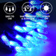 Joiedomi 70 LED Christmas Lights Outdoor,23.6FT Christmas Tree Lights Indoor, 52.2FT Fairy Lights Connectable Green Wire LED String Lights for Xmas Tree Decorations Holiday(Blue & White)