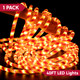 Joiedomi 40FT LED Candy Cane Rope Lights, Waterproof Outdoor 360 LED Christmas Decor Lights for Garden Yard Party Xmas Christmas Holiday Decorations