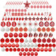 Joiedomi 157 Pcs Christmas Ornaments with a Star Tree Topper, Shatterproof Christmas Ornaments for Holidays, Party Decoration, Tree Ornaments, Events, and Christmas() Joiedomi 157 Pcs Christmas Ornaments with a Star Tree Topper, Shatterproof Christmas Ornaments for Holidays, Party Decoration, Tree Ornaments, Events, and Christmas()