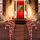 Joiedomi 23" Christmas Candy Cane Pathway Lights, 6 Packs Outdoor Christmas Stakes Lights with 36 Warm White Lights for Holiday Xmas Walkway Yard Patio Garden Sidewalk Joiedomi 23" Christmas Candy Cane Pathway Lights, 6 Packs Outdoor Christmas Stakes Lights with 36 Warm White Lights for Holiday Xmas Walkway Yard Patio Garden Sidewalk