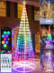 Joomer Christmas Tree Star Lights 8.2FT 406LED Smart Color Change Christmas Lights with Remote Timer Music Sync Bluetooth App Controlled RGB Lights for Outdoor Year Christmas Decoration