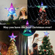 Christmas LED Star Tree Topper Joycabin 9.5 Inch 24 Colours Flash Star Light with Remote Control Christmas Star Lights for Xmas Party Tradition Tree Ornament Holiday Indoors Outdoors Decoration Christmas LED Star Tree Topper Joycabin 9.5 Inch 24 Colours Flash Star Light with Remote Control Christmas Star Lights for Xmas Party Tradition Tree Ornament Holiday Indoors Outdoors Decoration
