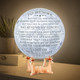 Engraved 3D Moon Lamp for Wife,Personalized 5.9 Inch 3D Printing Moon Light for Wife Valentine's Christmas (for Wife-02) Engraved 3D Moon Lamp for Wife,Personalized 5.9 Inch 3D Printing Moon Light for Wife Valentine's Christmas (for Wife-02)