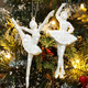 12 Pieces Ballerina Dancer Hanging Christmas Ornaments Ballet Ornaments Dance Ornament Set Dancing Ballerinas Decorative Hanging Ornaments for Christmas Tree Decoration (Ballerina Dancer) 12 Pieces Ballerina Dancer Hanging Christmas Ornaments Ballet Ornaments Dance Ornament Set Dancing Ballerinas Decorative Hanging Ornaments for Christmas Tree Decoration (Ballerina Dancer)