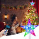 KBG 9-Inch Battery-Powered Color-Changing Tree Topper Light with Remote Controller for Christmas Tree Decoration