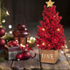 KI Store Lighted Red Berry Tree Tabletop Tree 16-Inch Potted Red Berry Christmas Tree with Lights and Timer for Xmas Party Table Centerpieces KI Store Lighted Red Berry Tree Tabletop Tree 16-Inch Potted Red Berry Christmas Tree with Lights and Timer for Xmas Party Table Centerpieces