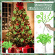 8 Pieces Lime Green Furry Christmas Tree Picks 15 Inch Decorative Christmas Curly Tree Sticks Green Christmas Tree Topper Spiral Curly Sprays Elf Ornaments Stems for Xmas Tree Vase Fillers