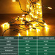 KOUQIYA Battery Operated Christmas Lights, 33ft 100 LED Battery Operated String Lights with Auto-Timer 8 Modes Waterproof String Lights for Xmas Outdoor Indoor Garden Party Decor, Warm White
