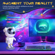 Astronaut Galaxy Projector Light - Robot Projector with Timer and Remote, Night Light for Kids Room Decor, Christmas, Birthdays, Valentine's Day