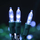 50 LED Outdoor Christmas Lights, 17 FT Battery Operated Mini String Lights with 8 Modes & Timer, Xmas Tree Lights Waterproof for Patio Garden Party Wedding Holiday Decor (White)