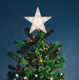 Christmas Tree Topper,Star Tree Topper(9 Inch 10 Lights Clear Colour)