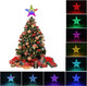 Christmas Tree Topper Lanyazet 9.5inch 24 Modes Color Changing with Versatile Remote Controller 3AA Battery Powered Christmas Star Tree Topper Light for Xmas Tree Decoration（Indoor and Outdoor ）