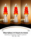 Christmas Tree Liquid Motion Night Lights: 14.5 inches Table Lamp Liquid Motion Lamp, Mood Lighting Christmas Indoor Decorations Night Light for Kids and Adults, Red Bottle White Wax Christmas Tree Liquid Motion Night Lights: 14.5 inches Table Lamp Liquid Motion Lamp, Mood Lighting Christmas Indoor Decorations Night Light for Kids and Adults, Red Bottle White Wax