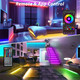 Led Lights for Bedroom 50ft Music Sync Color Changing Led Strip Lights with Remote and App Control RGB Led Light Strip for Home Party Room Decor