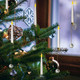 Leejec 10 Pcs Christmas Tree Candles with Crystal Drops, Wand Remote Window Candle with Timer, Battery Operated Flameless Taper Candles, Flickering Warm Light, Xmas Home Ornaments, Wedding Party Décor