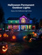 Permanent Outdoor Lights, 100ft RGB Outdoor Christmas Lights with 72 LED Lights, IP67 Waterproof LED Eaves Lights with DIY Scene Modes for Halloween Decor, Smart APP & Remote Control