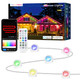 Permanent Outdoor Lights, Permanent Christmas Lights Outdoor 150ft with 108 LED RGB Lights with 44 Scene Modes for Halloween, Christmas Decorations, Work with APP, Alexa, Google Assistant