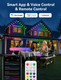 Permanent Outdoor Lights 30ft, Smart RGB Eaves Lights for House, IP67 Waterproof Outside Lights 44 Scene Modes for Christmas Decorations, Work with Remote, APP, Alexa, Google Assistant