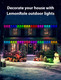 Permanent Christmas Lights Outdoor, 25ft with 18 LED Christmas Lights Smart Permanent Outdoor Holiday Lights LED RGB Lights for Christmas Decorations, Work with APP, Alexa and Google Assistant
