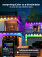 Lepro E1 AI Permanent Outdoor Lights APP Control, 100ft Smart RGB+IC Christmas House Lights with 60 Warm/Cool White LED Pucks, Alexa Google Enabled, AI Generated Lighting LLM, NO Remote, 2.4 GHz WiFi Lepro E1 AI Permanent Outdoor Lights APP Control, 100ft Smart RGB+IC Christmas House Lights with 60 Warm/Cool White LED Pucks, Alexa Google Enabled, AI Generated Lighting LLM, NO Remote, 2.4 GHz WiFi