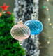 Egyptian Red Ribbed blown glass ornaments decorative balls for Christmas tree decorations xmas decorations ideas for home Christmas tree toppers