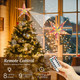 Lewondr 13" 2 Pack Star Outdoor Lights,Warm White Hanging Star Light Indoor with 6H Timer Function,8 Light Modes,Remote Control,USB Powered Lighted Tree Topper for Home Porch Patio Fireplac Lewondr 13" 2 Pack Star Outdoor Lights,Warm White Hanging Star Light Indoor with 6H Timer Function,8 Light Modes,Remote Control,USB Powered Lighted Tree Topper for Home Porch Patio Fireplac