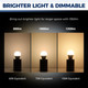 Smart Light Bulbs 100W Equivalent, 1350LM 11W WiFi Smart Bulb Compatible with Alexa/Google Assistant/Smart Life, A19 E26 RGBCW Color Changing, No Hub Required,2.4G WiFi, ETL Listed,4PCS