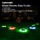 Colorful Solar Colorful Solar Lights Outdoor, Color Changing Solar Lights with Remote, Colorize Pathway Lights Solar Garden Lights for Landscape Walkway Patio Yard Pool Colorful Solar Colorful Solar Lights Outdoor, Color Changing Solar Lights with Remote, Colorize Pathway Lights Solar Garden Lights for Landscape Walkway Patio Yard Pool