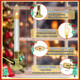 4 Pack Electric Window Candle Lamp with Gold Plated Base, Christmas Window Candles with On/Off Switch, C26 Light Bulb, E12 Base, Window Candles Plug in and Ready to Use for Holiday Wedding Party Decor