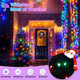 118FT 360LED Christmas Lights, Multicolor Christmas Tree Lights for Christmas Decorations Outdoor Indoor, 8Mode Twinkle Christmas String Lights, LED Fairy Lights for Xmas Christmas Decor (Timer)