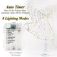 Angel Tree Topper with Lights, 11" Christmas Tree Topper Angel, Metal Christmas Tree Angel Topper Lighted, Battery Operated Angel Christmas Tree Topper, Tree Toppers Christmas Decorations