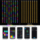 Smart Curtain Lights RGB 5050 Built in Chip, Color Changing Curtain Lights with Music Sync APP Remote Control, 8Ft x 6Ft 144LED USB Curtain Fairy String Lights for Party Patio Garden Decor Smart Curtain Lights RGB 5050 Built in Chip, Color Changing Curtain Lights with Music Sync APP Remote Control, 8Ft x 6Ft 144LED USB Curtain Fairy String Lights for Party Patio Garden Decor